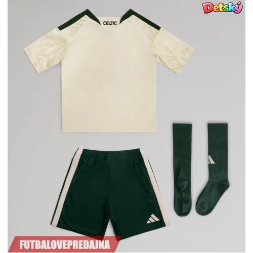 Lacne Dětský Futbalové dres Celtic 2026-27 Krátky Rukáv - Tretina (+ trenírky)